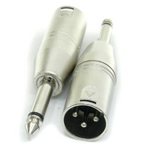 더블스피드 XLR 마이크 연결 변환 젠더 캐논잭, AH0002