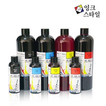 스타일잉크 HP 리필잉크 M180 M260 삼성 SL-J1660 SL-J2160W 무한리필잉크, 1L 노랑, 1개
