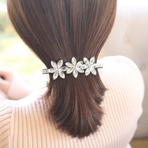 하트동동 매력있는 그대 스와로브스키 플라워 헤어핀