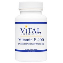 바이탈뉴트리언츠 비타민 E400 소프트젤 글루텐 프리 무설탕, 100개입, 1개, 100정