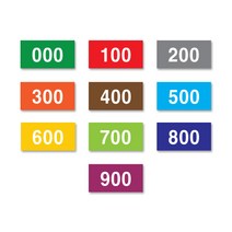 숫자띠라벨-DLS2/도서관 도서분류 숫자 스티커, 1장, 000