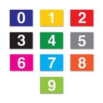 숫자띠라벨-창원/도서관 도서분류 숫자 스티커, 1장, 7