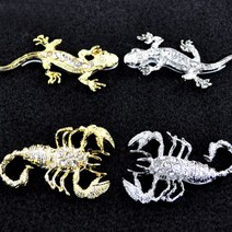 VIP KOZON 럭셔리 포인트3D 입체 도마뱀 전갈 차량용 엠블럼, 도마뱀-금장, 전차종