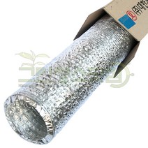 알루미늄닥트호스 75mm-10m 은박3호 알루미늄자바라 식당환풍 배기용 후렉시블닥트호스 통풍장치용호스 덕트호스 음식점환기용 자바라주름호스, 1개