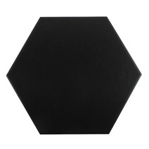 타일닷컴 200x230 헥사곤 육각형 타일 벽/바닥 컬러 타일 모음 욕실 주방 현관 인테리어타일, 2. 단색 블랙 육각타일