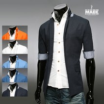 홈런 7부 비조 린넨자켓 FR8121