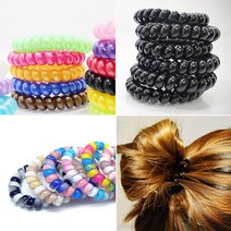 더굿데이 스프링머리끈 머리자국없이 튼튼한머리끈 혼합30개