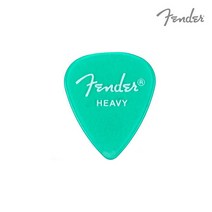 펜더 피크 캘리포니아 클리어 GREEN Heavy Fender 351 Shape California Clear Pick 098-1351-557