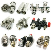 더블스피드 BNC RCA 동축 CCTV 카메라 안테나케이블 연결 젠더 커넥터, AL0015