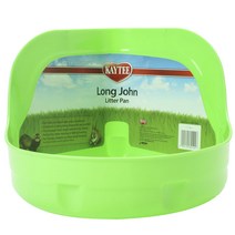 Kaytee 롱 존 리터 팬 화장실, Green, 1개