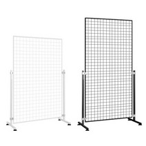 메쉬망 진열대 철망+다리세트/다용도 인테리어 네트망 60x120cm~180cm, 60x150cm:화이트