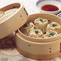 상세설명참조 일본 펄라이프 대나무 찜통 찜기 딤섬, 27cm, 1개