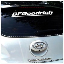 [지현카닷컴] 자동차 스티커 - BF GOODRICH, 반사회색