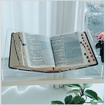 조이사인 아크릴 투명 독서대 책 거치대, (투명)