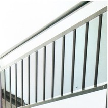 알루미늄 난간대 펜스 계단용 간살 울타리 데크난간 발코니난간 테라스난간 베란다난간 디자인펜스 전원주택난간 펜션난간 목조주택난간, 1M