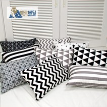 헬로베딩 홑겹 베개커버