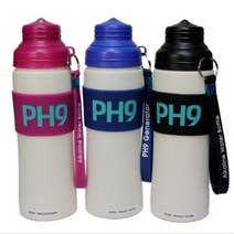 주)에이온 ph9알칼리수이온수기, PH9 원터치핑크+아이스빨대컵, 600ml
