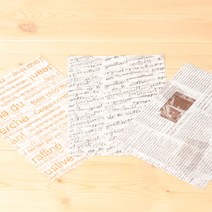 포장유산지 글씨모둠3종류 15장, 1개