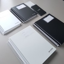 포켓노트 A5 B5 스프링노트 유선노트 기자수첩, 기자수첩 - 블랙