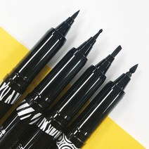 패션캣 엑스블랙 워터프루프아이라이너 리퀴드/펜 라이너, 슬란트 블랙, 1개
