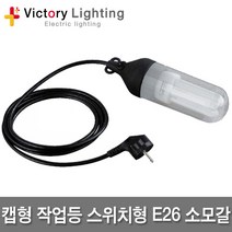 신광 방수소켓 램프보호망 대모갈 소모갈 현장등 작업등, 10-2 캡형작업등스위치형 5m, 1개