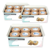밴드골드 밴드포어 부직(종이)반창고, 2box, 2.5cmx12롤(살색)