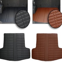 카마루 가죽 트렁크매트, 2 검정-기아-포르테(08~현재)