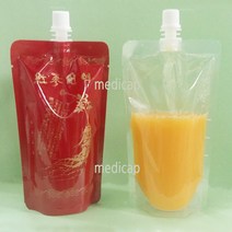 메디캡 홍삼스파우트파우치9파이&투명스파우트9파이15파이, 홍삼스파우트파우치100장