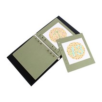 한천석 색각검사표 초등학생용 색맹검사표 색맹검사책, 본상품선택