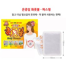티피지 화롯불 파스형 40g x 30개 프리미엄 국내산 핫팩