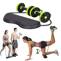 근육짱짱 라텍스 운동기구 다용도 근력기, REVORFLEX 그린블랙