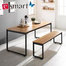 e스마트 스틸 6인용식탁 1800x600 (사각다리) 식탁/테이블>>식탁, 화이트:블랙” class=”wr-img”></a></div></div></div></div><div class=