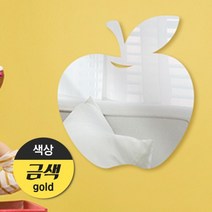 (주)애드마켓 아크릴 안전거울/아크릴거울/미러아크릴/어린이안전거울/인테리어거울/어린이집거울, 애플-금
