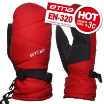 [en320] 에트나 여성 스키보드 벙어리 장갑 EN-320_RD, 단품