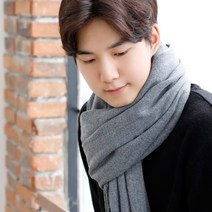 스타일밀 고급스러운 남성 머플러 MZ 029 글램라떼