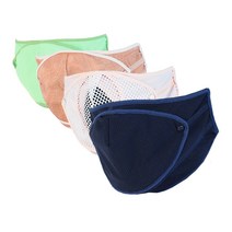 기능성 패션마스크 자외선과 바이러스차단을 한번에 바이러스차단필터5장동봉, 그린(코오롱 자외선차단기능성스판)