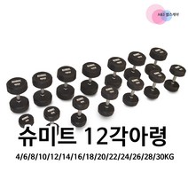 슈미트 12각아령, 블랙, 5kg, 1개