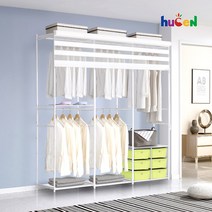 휴센 갤럭시 1890BR+롤스크린 드레스룸 옷장 행거, 갤럭시 1890BR(그린)+롤스크린