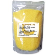 맛깔 천연색소사용 솜사탕재료(맛깔슈가 바나나향) 1Kg, 17개