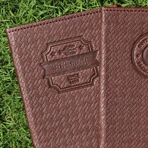 우리메뉴 빌패드 브라운파나마 2단 빌지홀더 빌지패드, 브라운파나마 2단 L 110x200mm