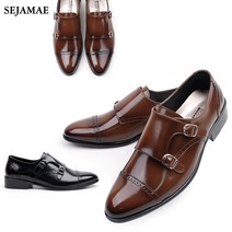 SEJAMAE 남성구두 멋스로운버클장식 정장구두 더블버클