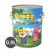 노루페인트 뽀로로 키즈 바이오 페인트, 루피 소프트 핑크, 0.9L, 1개