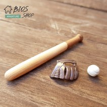 미니어쳐 돌하우스 꾸미기 납골당 꾸미기 인형놀이 역할놀이, 야구세트