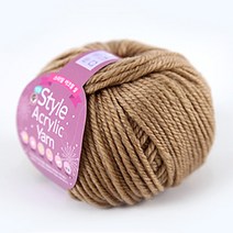 [앵콜스] 스타일아크릴실(10개사면 1개덤) 뜨개실 털실 손뜨개, 25 베이지