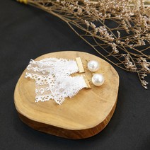 레이스 펄펄 귀걸이