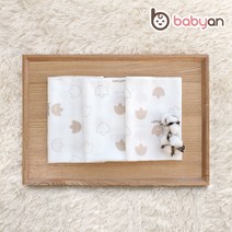 [베이비앙] 국내산 무형광 천기저귀&가제손수건&40수 아기목욕타올(오후5시이전 주문건 다음날도착), 12_오가닉 따숨이엠보손수건, 10장