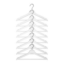 IKEA BUMERANG 원목옷걸이 8p, 화이트8p