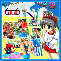 STUPID 체육대회and응원용품 단체행사게임 127종, 046~066 응원나팔/장갑, 055_태극기 응원 나팔 (블루)