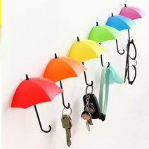 하모니 우산모양후크 6P, 오렌지+그린, 1조