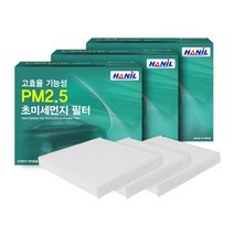 PM2.5 초미세먼지 필터 (3회 교체분), 1개, 기아 | pb106 모하비 *3개
